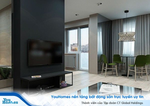 Sáng tạo căn hộ studio với thiết kế đơn sắc hiện đại