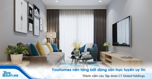 Thiết kế trang nhã, sang trọng của căn hộ bao gồm 3 phòng ngủ 