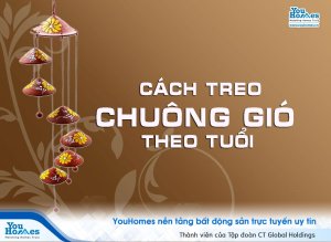 Cách xác định vị trí treo chuông gió hợp tuổi và hợp phong thủy