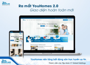 Trải nghiệm tuyệt vời cùng giao diện trang chủ mới của YouHomes