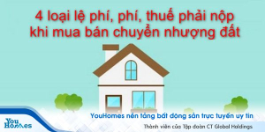 4 loại thuế, lệ phí và phí cần phải nộp khi nhận mua bán chuyển nhượng đất