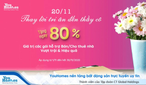 Tháng 11: Tháng tri ân - Tặng ngay 80% giá trị gói dịch vụ