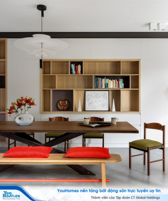 Ý tưởng độc đáo cho căn nhà hiện đại với những mảng màu sắc tinh tế