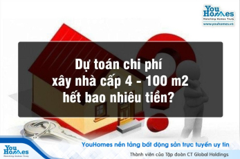 Dự toán chi phí xây nhà cấp 4 100m2 hết bao nhiêu tiền? 