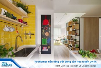 Không gian nhà tinh tế với nội thất đa sắc