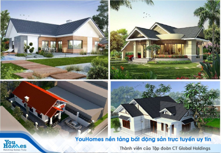 Các mẫu nhà cấp 4 mái thái 3 phòng ngủ kiểu đẹp mới 2023