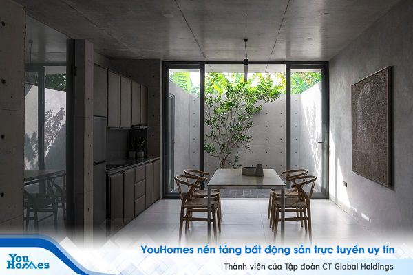 Thiết kế nhà bê tông được chú trọng thông gió tại Hà Nội