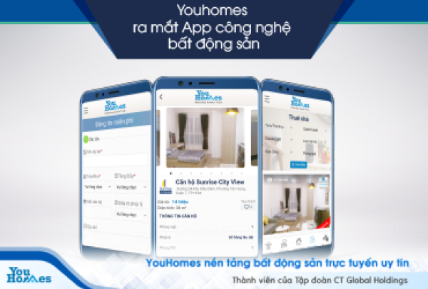 YouHomes ra mắt App công nghệ bất động sản