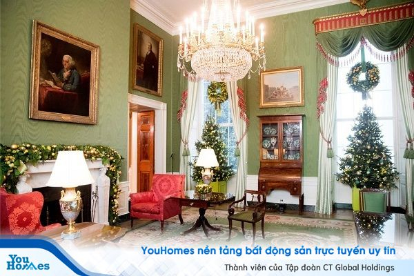 Những nét cổ điển Đệ nhất phu nhân Jacqueline Kennedy để lại cho Phòng Xanh