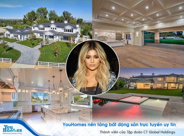 Chiêm ngưỡng loạt biệt thự sang trọng của tỷ phú trẻ nhất thế giới Kylie Jenner