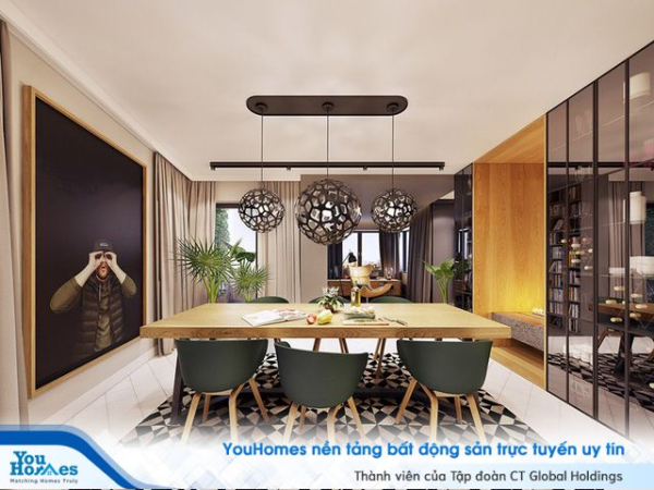 Đỉnh cao thiết kế, kết hợp màu sắc cho căn hộ
