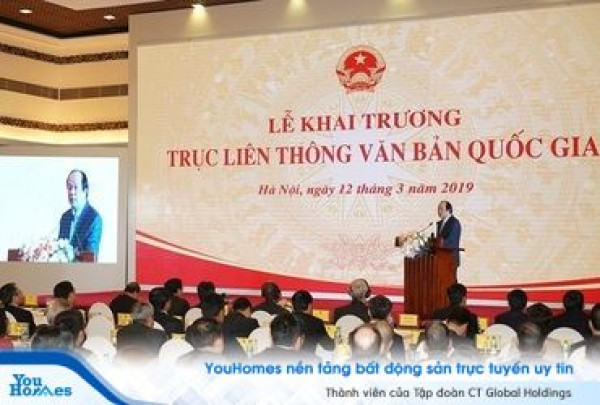 Thủ tướng dự Lễ khai trương Trục liên thông văn bản quốc gia