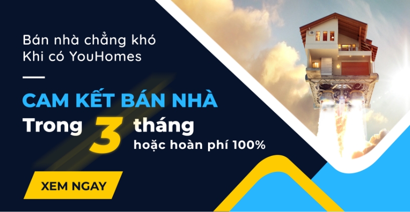 Banner gói dịch vụ cam kết bán nhà trong 3 tháng