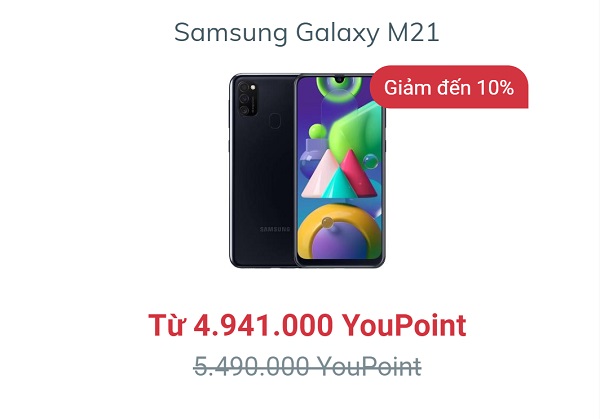 Galaxy M21 – Siêu pin mãnh thú