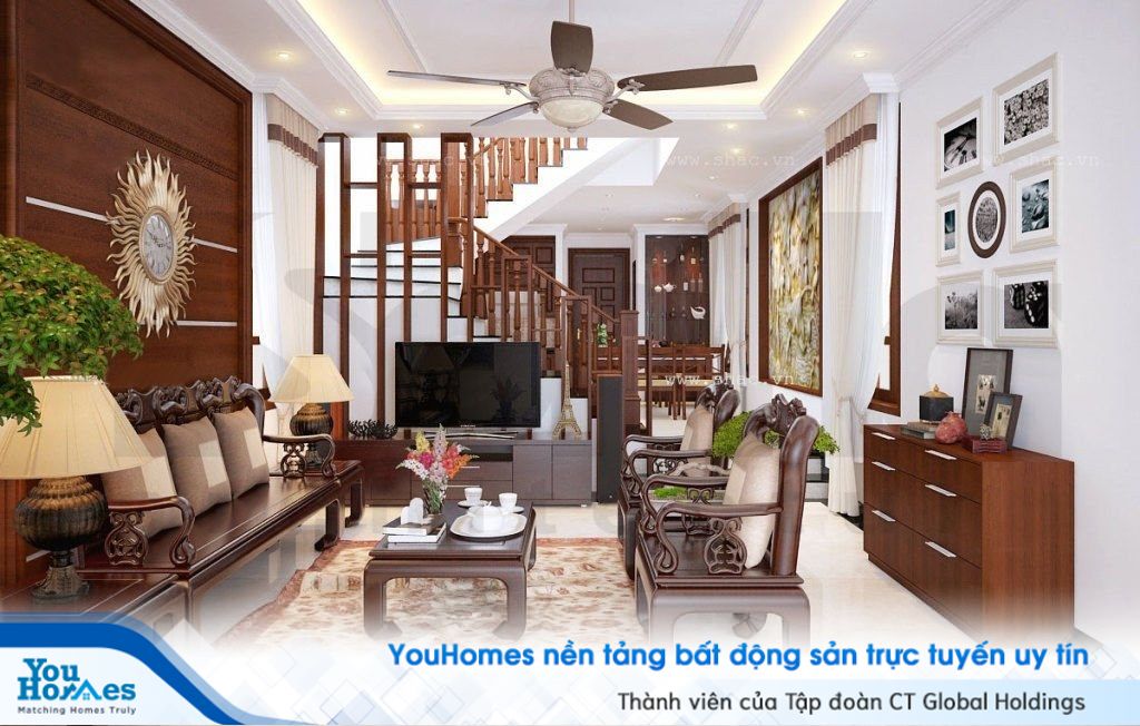 Thiết kế phòng khách đẹp ngỡ ngàng  Nội thất Cường Nguyễn
