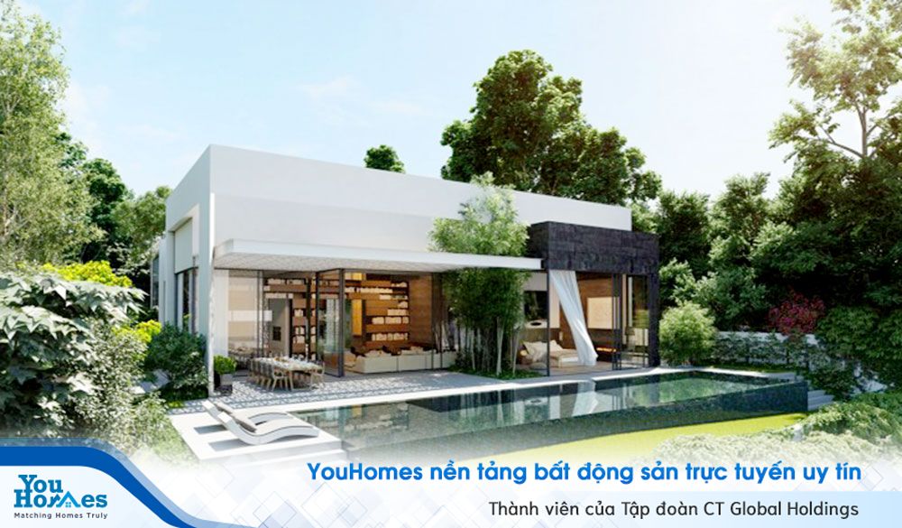 1000+ Mẫu biệt thự nhà vườn 1 tầng đón đầu xu hướng 2023 - Kiến trúc  Angcovat