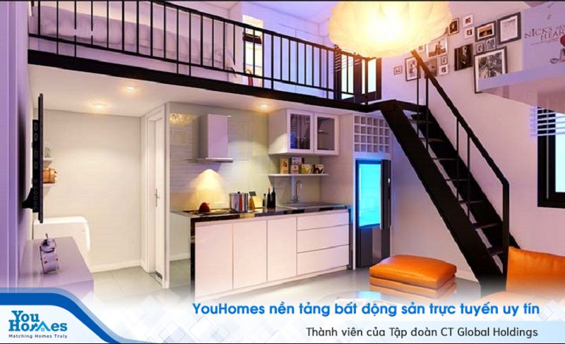 Thiết kế chung cư mini cho thuê 4x18m tại Hà Nội NDTKCC3