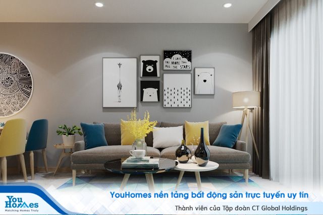 Căn hộ 3 phòng ngủ thiết kế đẹp mắt của doanh nhân Sài Gòn - Ảnh 1.