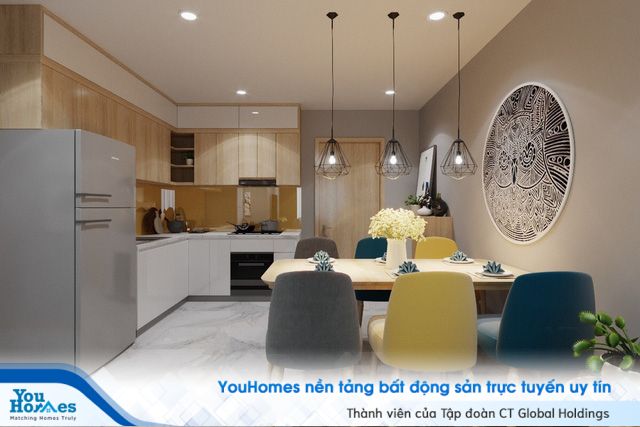 Căn hộ 3 phòng ngủ thiết kế đẹp mắt của doanh nhân Sài Gòn - Ảnh 4.