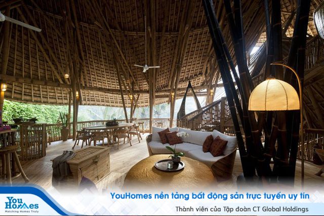 Ngỡ ngàng biệt thự tre 6 tầng tuyệt đẹp giữa rừng - Ảnh 13. Ngỡ ngàng biệt thự tre 6 tầng tuyệt đẹp giữa rừng - Ảnh 13.