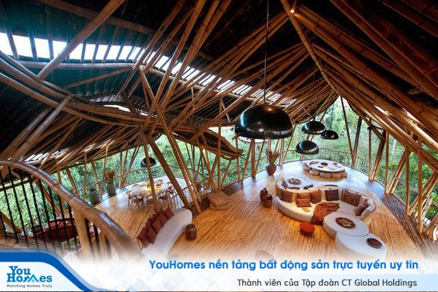 Ngỡ ngàng biệt thự tre 6 tầng tuyệt đẹp giữa rừng - Ảnh 14. Ngỡ ngàng biệt thự tre 6 tầng tuyệt đẹp giữa rừng - Ảnh 14.