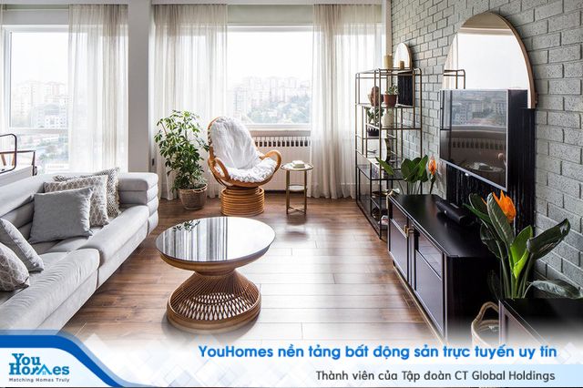 Căn hộ tầng cao sở hữu vẻ đẹp yên bình, giản dị - Ảnh 2.