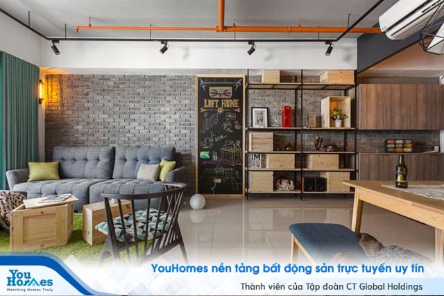 Căn hộ 100 m2 mang phong cách công nghiệp tươi sáng - Ảnh 1.