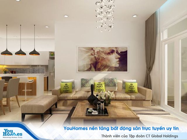 Mẫu nhà 1 tầng 800 triệu đồng đẹp như biệt thự hạng sang - Ảnh 2.