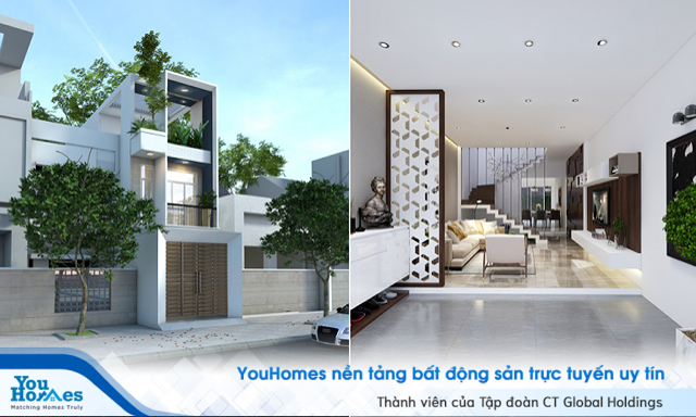 Mẫu nhà phố 3 tầng đẹp như mơ với chi phí 1,2 tỷ đồng - Ảnh 1.
