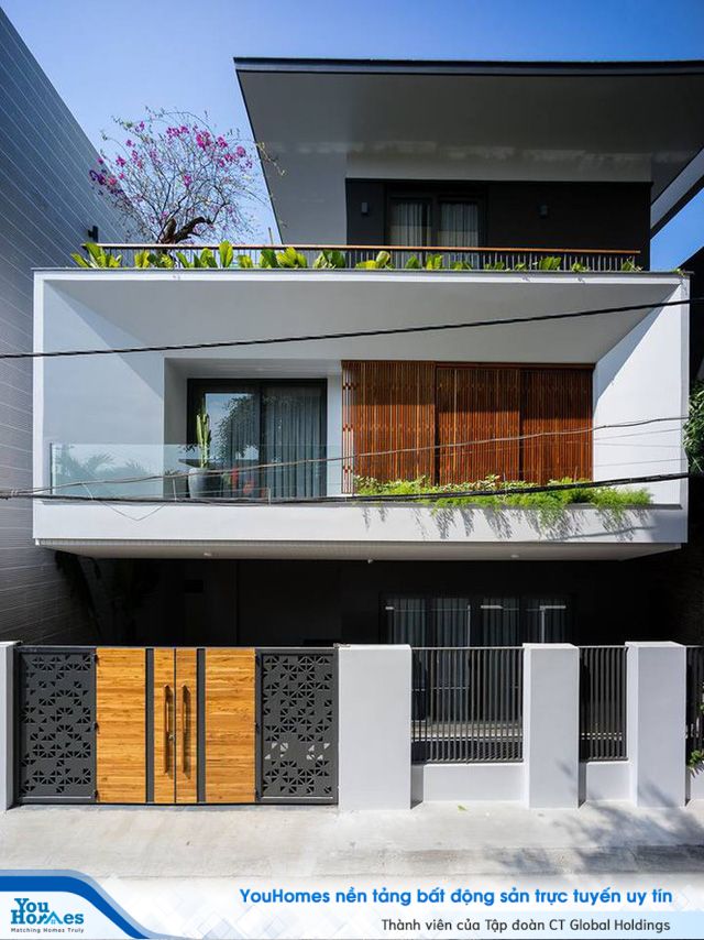 Kiểu biệt thự 3 tầng mới lạ có vẻ đẹp thôi miên - Ảnh 1.