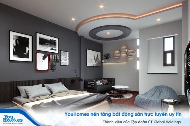 Mẫu nhà phố 4 tầng vẻ đẹp hiện đại gây sốt - Ảnh 7. Mẫu nhà phố 4 tầng vẻ đẹp hiện đại gây sốt - Ảnh 7.