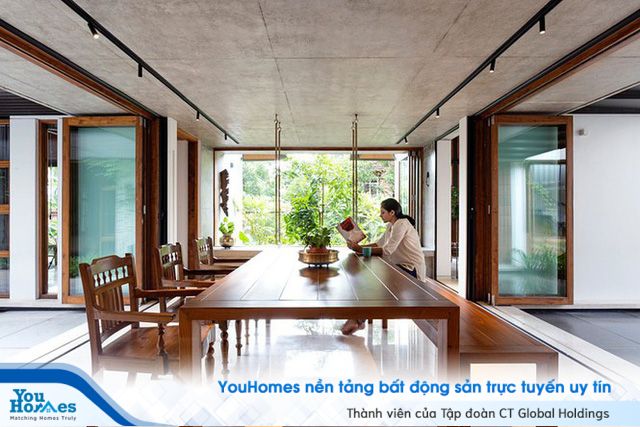 Mẫu nhà cấp 4 tuyệt đẹp thoáng và rộng như resort - Ảnh 2.