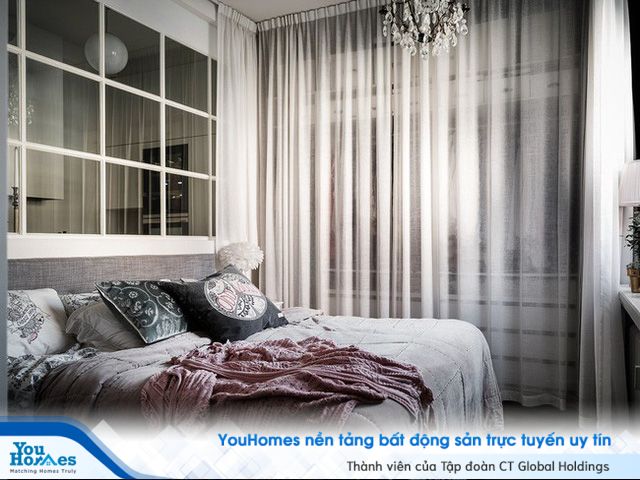 Căn hộ rộng 61m² đẹp bí ẩn, sang trọng nhờ bài trí sắc màu trung tính vô cùng ăn ý - Ảnh 11.