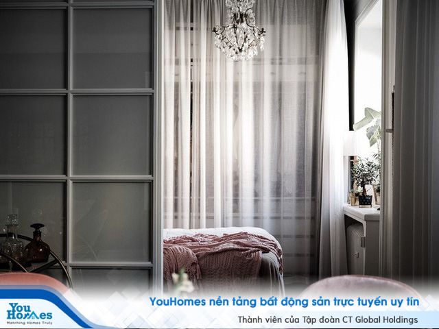 Căn hộ rộng 61m² đẹp bí ẩn, sang trọng nhờ bài trí sắc màu trung tính vô cùng ăn ý - Ảnh 12.