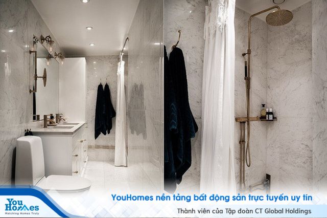 Căn hộ rộng 61m² đẹp bí ẩn, sang trọng nhờ bài trí sắc màu trung tính vô cùng ăn ý - Ảnh 14.