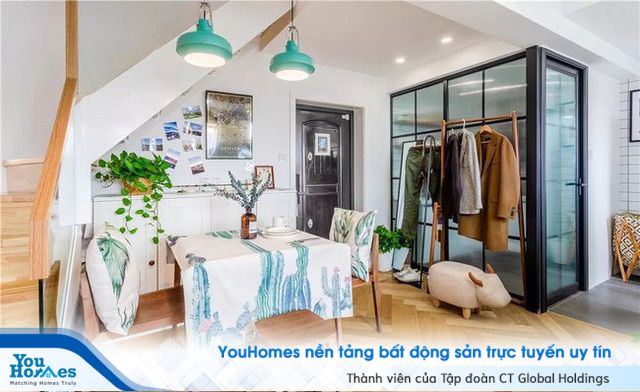 Mẫu nhà phố 2 tầng phong cách Bắc Âu đẹp lung linh đầy cá tính - Ảnh 2.