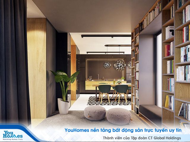 Căn hộ có lối trang trí hiện đại, bắt mắt - Ảnh 6. Căn hộ có lối trang trí hiện đại, bắt mắt - Ảnh 6.