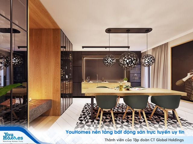 Căn hộ có lối trang trí hiện đại, bắt mắt - Ảnh 7. Căn hộ có lối trang trí hiện đại, bắt mắt - Ảnh 7.