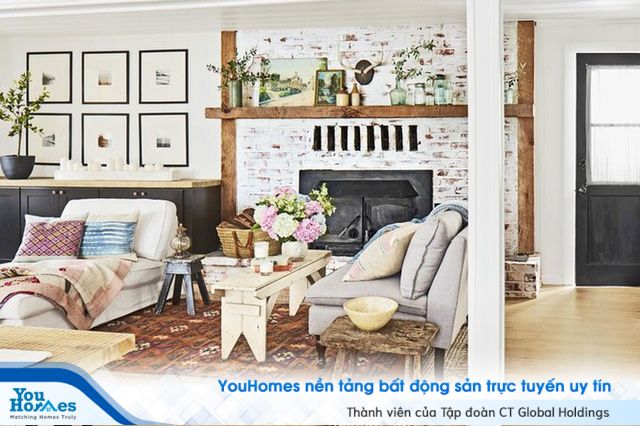 Những phòng khách để mộc vẫn tinh tế gây mê bất cứ ai - Ảnh 4.