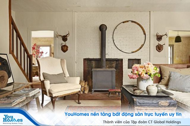 Những phòng khách để mộc vẫn tinh tế gây mê bất cứ ai - Ảnh 8.