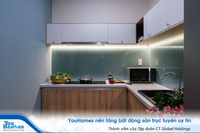 Căn hộ thoáng đãng, ngập tràn sắc xanh khiến mọi người mê mệt - Ảnh 3.