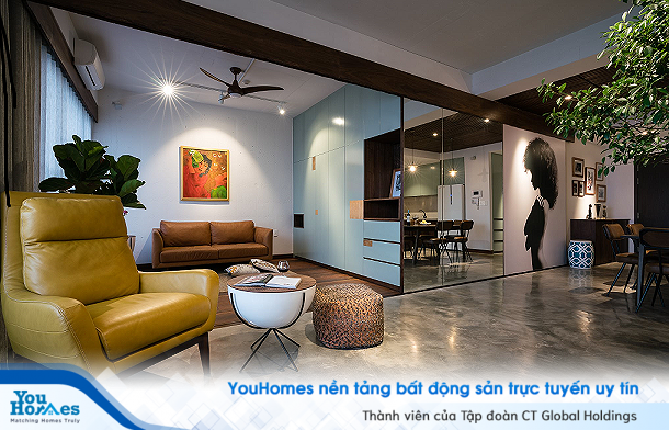 Căn hộ chật hẹp bỗng đẹp miễn chê nhờ thiết kế nội thất thông minh - Ảnh 3.