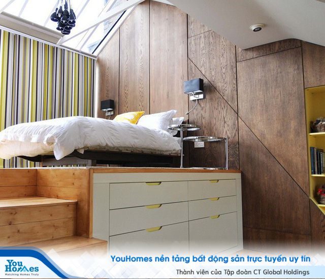 Những kiểu giường đột phá về thiết kế và sự tiện dụng cho phòng ngủ tý hon - Ảnh 7. Những kiểu giường đột phá về thiết kế và sự tiện dụng cho phòng ngủ tý hon - Ảnh 7.