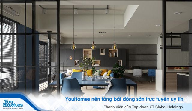 Căn hộ 60m2 với điểm nhấn màu xanh dương tuyệt đẹp - Ảnh 4.
