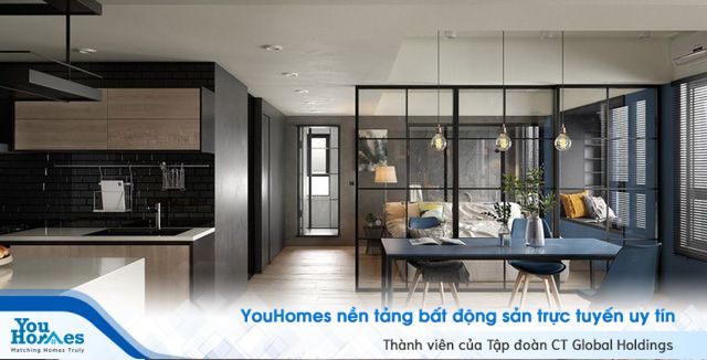 Căn hộ 60m2 với điểm nhấn màu xanh dương tuyệt đẹp - Ảnh 5.