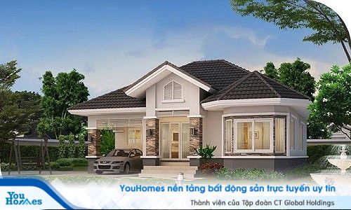 Mẫu biệt thự mini đẹp mê hồn dưới 600 triệu đồng - Ảnh 3.