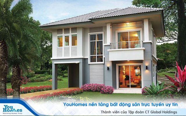 Những mẫu nhà 2 tầng mái thái kiểu mới đẹp ngẩn ngơ - Ảnh 3.