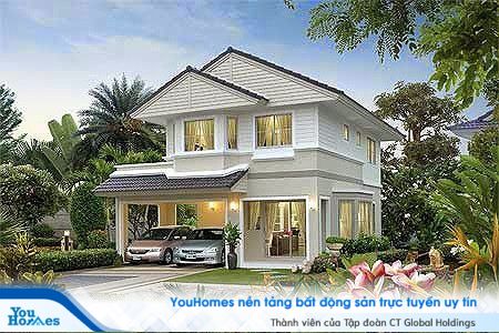 Những mẫu nhà 2 tầng mái thái kiểu mới đẹp ngẩn ngơ - Ảnh 5.