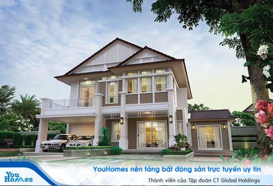Những mẫu nhà 2 tầng mái thái kiểu mới đẹp ngẩn ngơ - Ảnh 6.