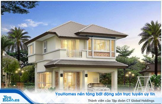 Những mẫu nhà 2 tầng mái thái kiểu mới đẹp ngẩn ngơ - Ảnh 7.